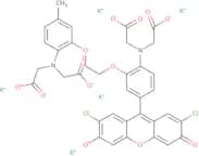 Pentapotassium, 2-[2-[2-[2-[bis(carboxylatomethyl)amino]-5-(2,7-dichloro-3-oxido-6-oxoxanthen-9-yl…