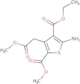 4-Ethyl 2-methyl 5-amino-3-(2-methoxy-2-oxoethyl)thiophene-2,4-dicarboxylate