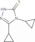 Dicyclopropyl-4H-1,2,4-triazole-3-thiol