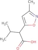 3-Methyl-2-(3-methyl-1,2-oxazol-5-yl)butanoic acid