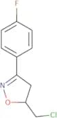 5-(Chloromethyl)-3-(4-fluorophenyl)-4,5-dihydro-1,2-oxazole