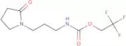 2,2,2-Trifluoroethyl N-[3-(2-oxopyrrolidin-1-yl)propyl]carbamate