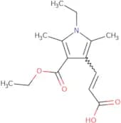 (2E)-3-[4-(Ethoxycarbonyl)-1-ethyl-2,5-dimethyl-1H-pyrrol-3-yl]prop-2-enoic acid