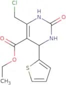 Ethyl 6-(chloromethyl)-2-oxo-4-(thiophen-2-yl)-1,2,3,4-tetrahydropyrimidine-5-carboxylate