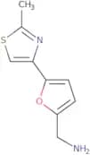 [5-(2-Methyl-1,3-thiazol-4-yl)furan-2-yl]methanamine
