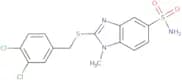 2-{[(3,4-Dichlorophenyl)methyl]sulfanyl}-1-methyl-1H-1,3-benzodiazole-5-sulfonamide
