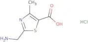2-(Aminomethyl)-4-methyl-1,3-thiazole-5-carboxylic acid hydrochloride