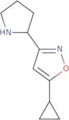 5-Cyclopropyl-3-(pyrrolidin-2-yl)-1,2-oxazole