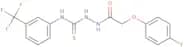 1-(2-(4-fluorophenoxy)acetyl)-4-(3-trifluoromethylphenyl)thiosemicarbazide