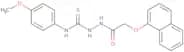 1-(2-(1-naphthoxy)acetyl)-4-(4-methoxyphenyl)-3-thiosemicarbazide