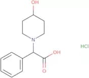 2-(4-Hydroxypiperidin-1-yl)-2-phenylacetic acid hydrochloride