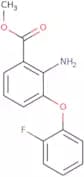 Methyl 2-amino-3-(2-fluorophenoxy)benzoate