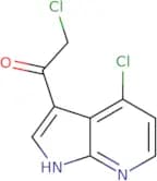 2-Chloro-1-{4-chloro-1H-pyrrolo[2,3-b]pyridin-3-yl}ethan-1-one
