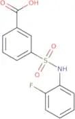 3-[(2-Fluorophenyl)sulfamoyl]benzoic acid
