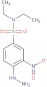 N,N-Diethyl-4-hydrazinyl-3-nitrobenzene-1-sulfonamide