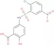 5-(2-Chloro-5-nitrobenzenesulfonamido)-2-hydroxybenzoic acid
