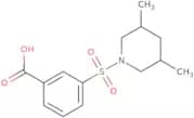 3-[(3,5-Dimethylpiperidin-1-yl)sulfonyl]benzoic acid