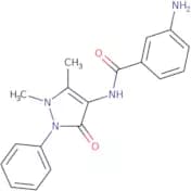 3-Amino-N-(1,5-dimethyl-3-oxo-2-phenyl-2,3-dihydro-1H-pyrazol-4-yl)benzamide