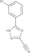 5-(3-Bromophenyl)-1H-1,2,4-triazole-3-carbonitrile