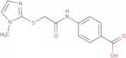 4-{2-[(1-Methyl-1H-imidazol-2-yl)sulfanyl]acetamido}benzoic acid