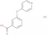 3-(Pyridin-4-yloxy)benzoic acid hydrochloride