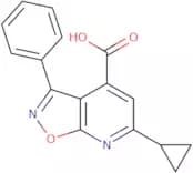 6-Cyclopropyl-3-phenyl-[1,2]oxazolo[5,4-b]pyridine-4-carboxylic acid