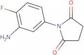 1-(3-Amino-4-fluorophenyl)pyrrolidine-2,5-dione