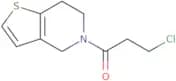 3-Chloro-1-{4H,5H,6H,7H-thieno[3,2-c]pyridin-5-yl}propan-1-one