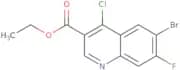 Ethyl 6-bromo-4-chloro-7-fluoroquinoline-3-carboxylate