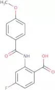 4-Fluoro-2-(4-methoxybenzamido)benzoic acid