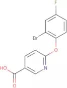 6-(2-Bromo-4-fluorophenoxy)pyridine-3-carboxylic acid