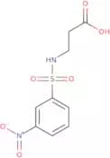 3-(3-nitrobenzenesulfonamido)propanoic acid