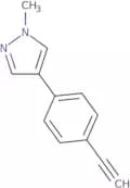 4-(4-ethynylphenyl)-1-methyl-1h-pyrazole