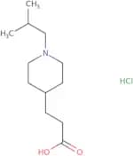 3-(1-Isobutyl-piperidin-4-yl)-propionic acid hydrochloride