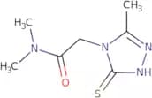 N,N-Dimethyl-2-(3-methyl-5-sulfanyl-4H-1,2,4-triazol-4-yl)acetamide