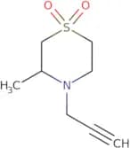 3-​Methyl-​4-​(2-​propyn-​1-​yl)​-​thiomorpholine 1,​1-​dioxide