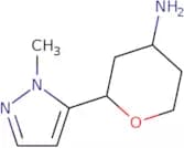 2-(1-Methyl-1H-pyrazol-5-yl)oxan-4-amine