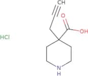 4-(Prop-2-yn-1-yl)piperidine-4-carboxylic acid hydrochloride