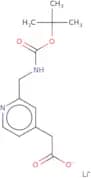 2-[2-({[(tert-butoxy)carbonyl]amino}methyl)pyridin-4-yl]acetate lithium