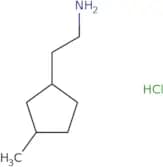 2-(3-Methylcyclopentyl)ethan-1-amine hydrochloride