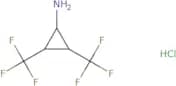 2,3-Bis(trifluoromethyl)cyclopropan-1-amine hydrochloride