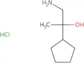 1-Amino-2-cyclopentylpropan-2-ol hydrochloride
