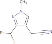 2-[3-(Difluoromethyl)-1-methyl-1H-pyrazol-4-yl]acetonitrile