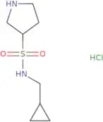 N-(Cyclopropylmethyl)pyrrolidine-3-sulfonamide hydrochloride