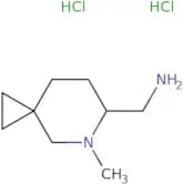 {5-Methyl-5-azaspiro[2.5]octan-6-yl}methanamine dihydrochloride
