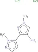 1-Methyl-3-(1-methyl-1H-pyrazol-5-yl)-1H-pyrazol-4-amine dihydrochloride