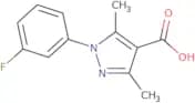 1-(3-Fluorophenyl)-3,5-dimethyl-1H-pyrazole-4-carboxylic acid
