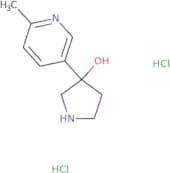 3-(6-Methylpyridin-3-yl)pyrrolidin-3-ol dihydrochloride