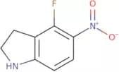 4-Fluoro-5-nitro-2,3-dihydro-1H-indole