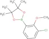 2-(3-Chloro-2-methoxyphenyl)-4,4,5,5-tetramethyl-1,3,2-dioxaborolane